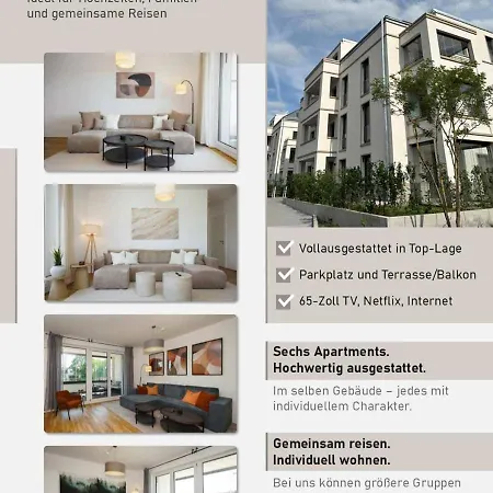 Luxurioeses 4-zimmer-apt Im Boutique-stil I Top-lage I Familienfreundlich I Balkon I Kueche I Netflix I Kostenloser Parkplatz I 105 M2 Apartman Eltville am Rhein